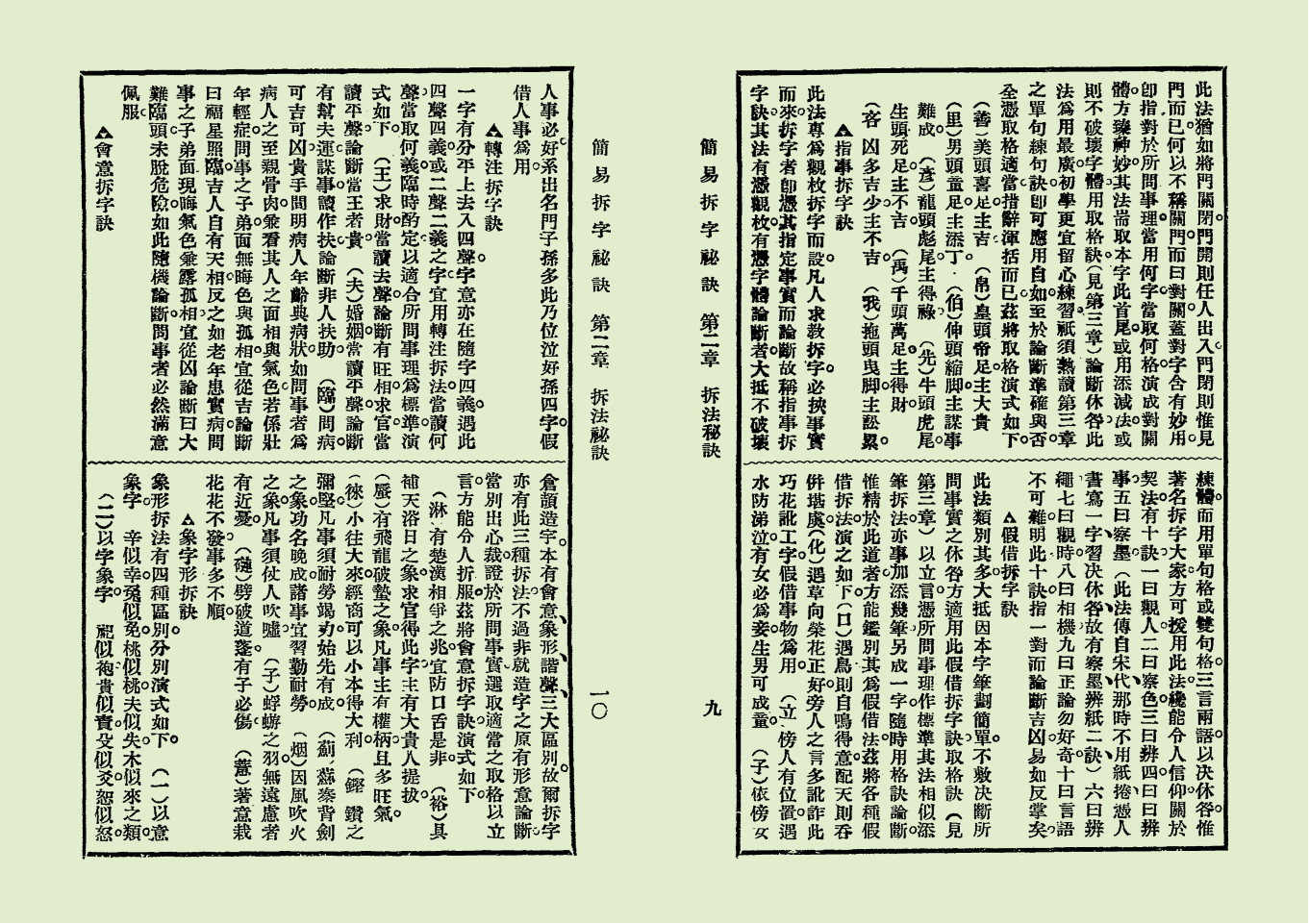 简易拆字秘诀(拆字技巧)