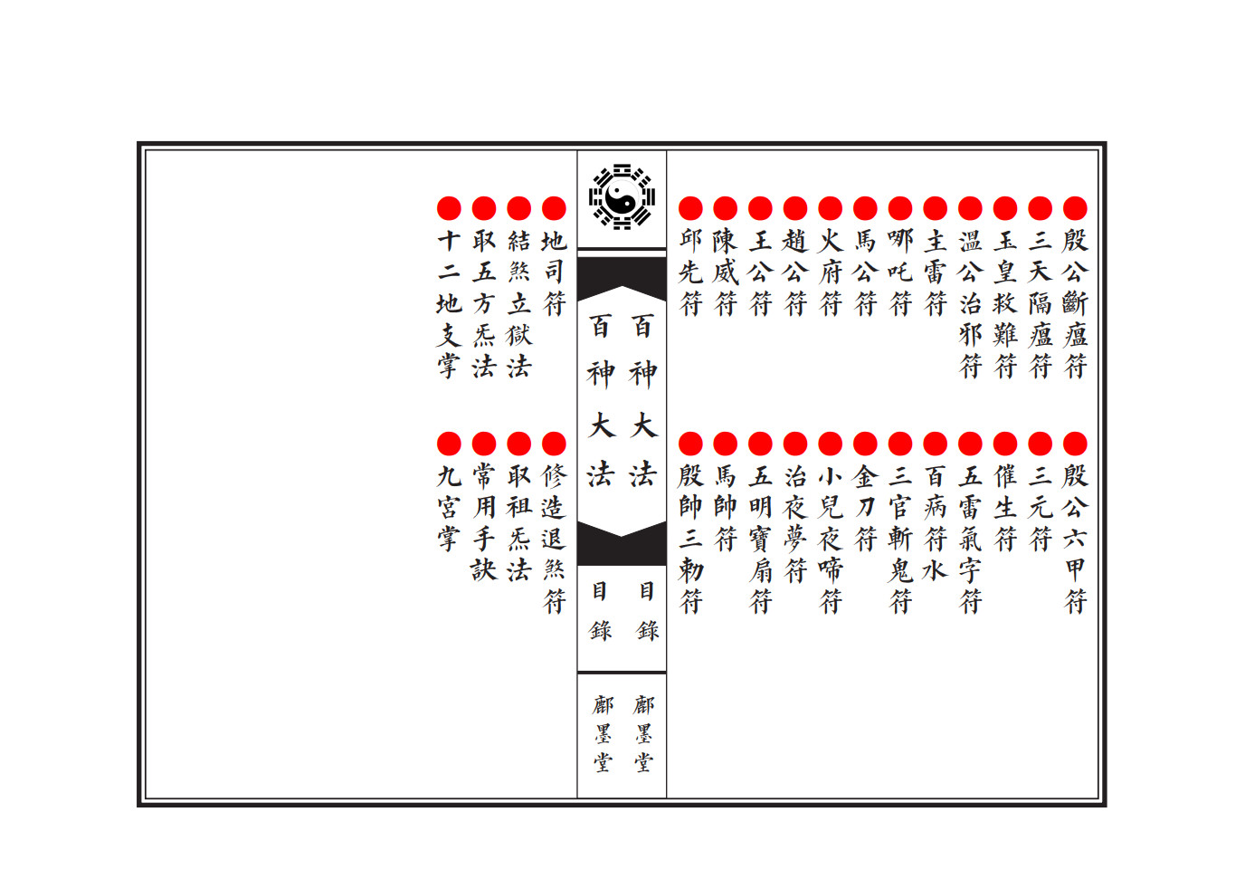 百神大法秘诀(百神论法则)