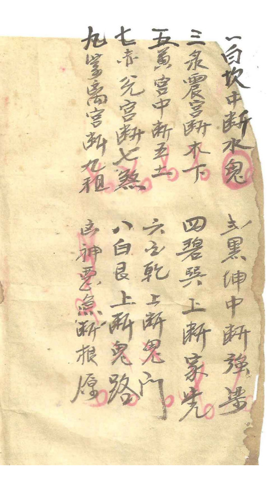 符本;闾山符咒  治煞