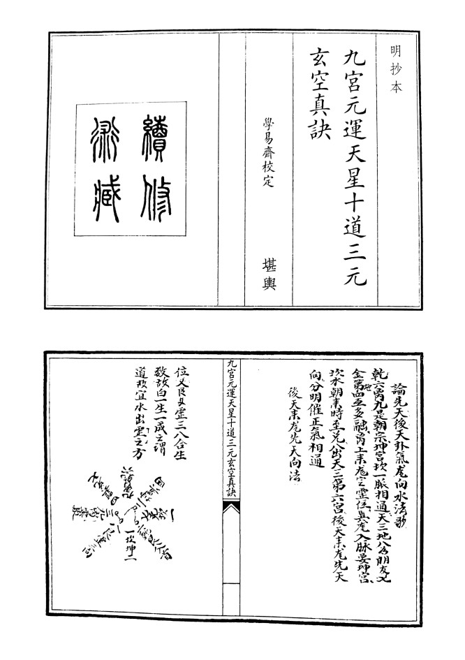 九宫元运天星十道三元玄空真决