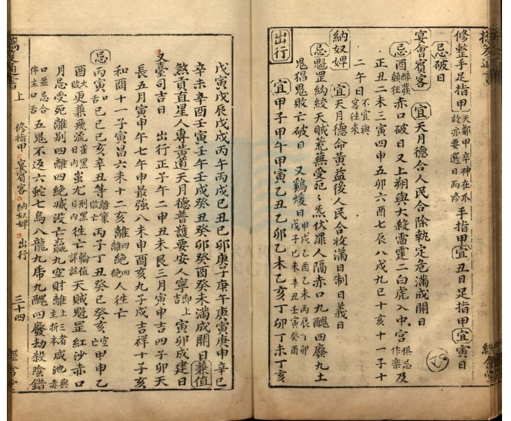 汇选携笈通书二卷