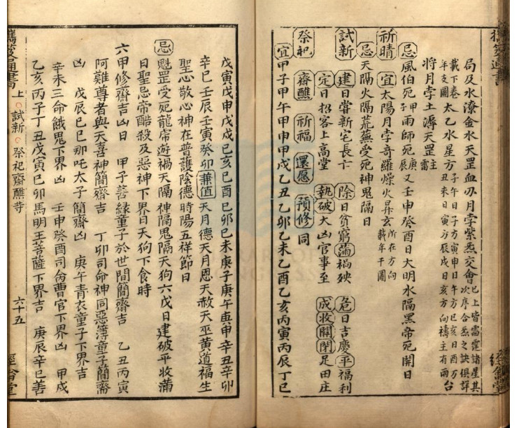 汇选携笈通书二卷