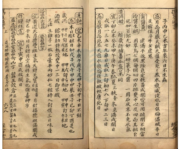 汇选携笈通书二卷